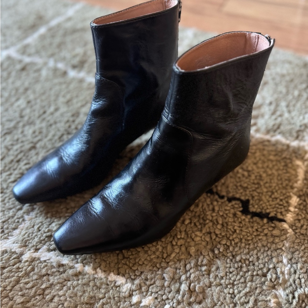 Madewell The Dimes Kitten-Heel Boot